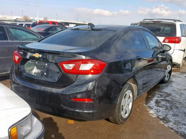 1G1BB5SMXG7274705 - 2016 CHEVROLET CRUZE LS BLACK photo 4