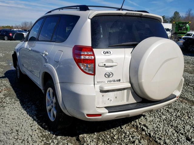 2T3YF4DV9AW022056 - 2010 TOYOTA RAV4 LIMIT WHITE photo 3