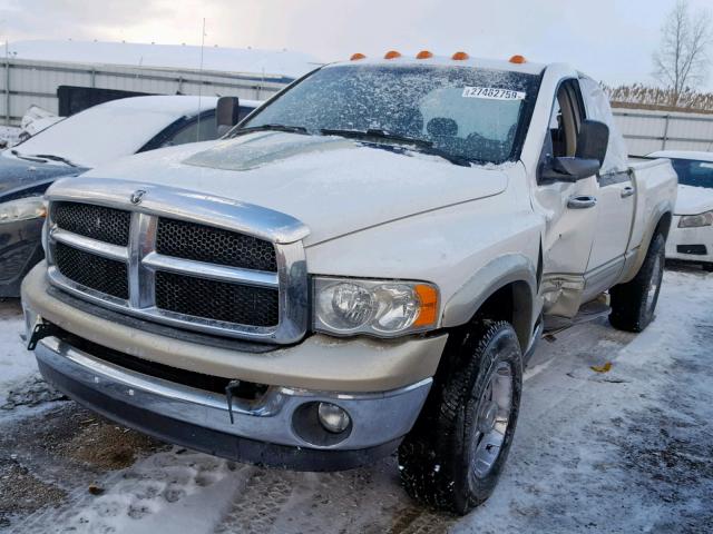 3D7LR38C25G849963 - 2005 DODGE RAM 3500 S WHITE photo 2