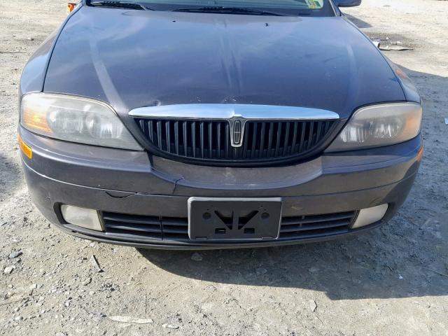 1LNHM86S31Y639163 - 2001 LINCOLN LS BLACK photo 9