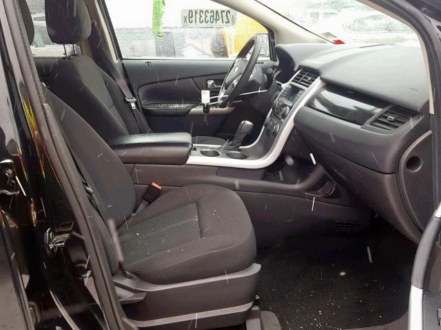 2FMDK4GC0DBE29691 - 2013 FORD EDGE SE BLACK photo 5