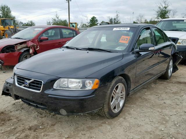 YV1RS592272616598 - 2007 VOLVO S60 2.5T BLACK photo 2