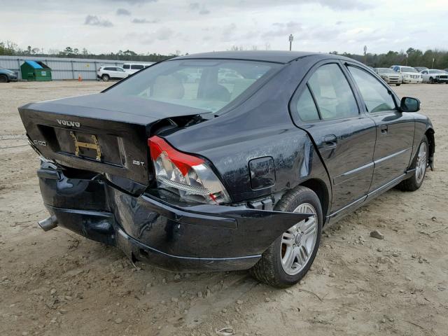 YV1RS592272616598 - 2007 VOLVO S60 2.5T BLACK photo 4