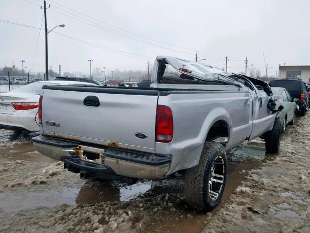 1FTWX31P26EB85327 - 2006 FORD F350 SRW S SILVER photo 4