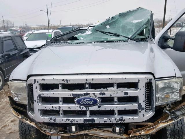 1FTWX31P26EB85327 - 2006 FORD F350 SRW S SILVER photo 7