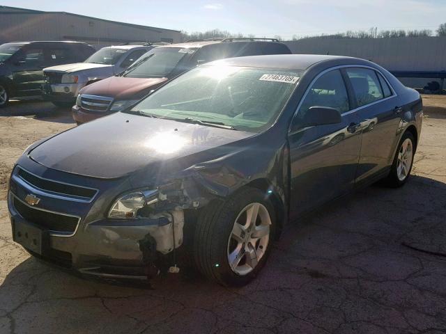 1G1ZB5E19BF313184 - 2011 CHEVROLET MALIBU LS GRAY photo 2