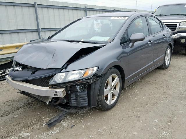 19XFA1F69BE012683 - 2011 HONDA CIVIC LX-S GRAY photo 2