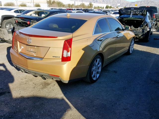 1G6AA5RX0D0127967 - 2013 CADILLAC ATS GOLD photo 4