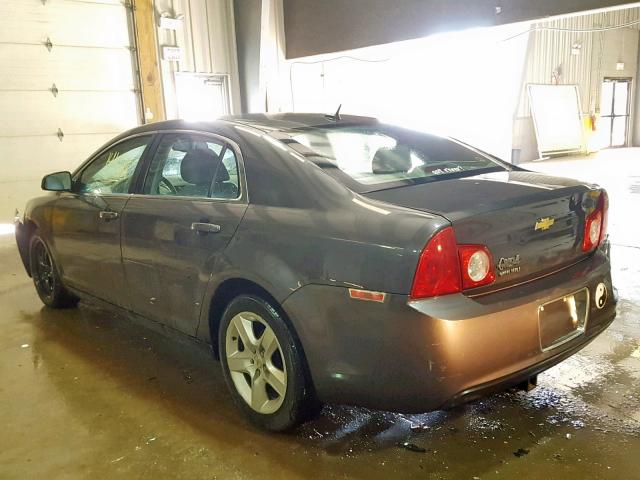 1G1ZB5EB5AF315666 - 2010 CHEVROLET MALIBU LS GRAY photo 3