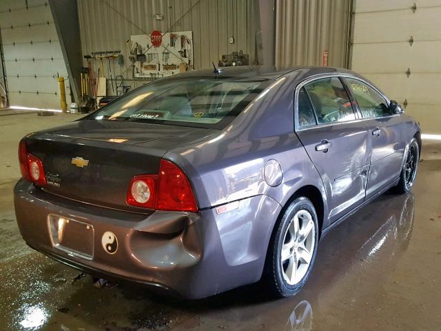 1G1ZB5EB5AF315666 - 2010 CHEVROLET MALIBU LS GRAY photo 4