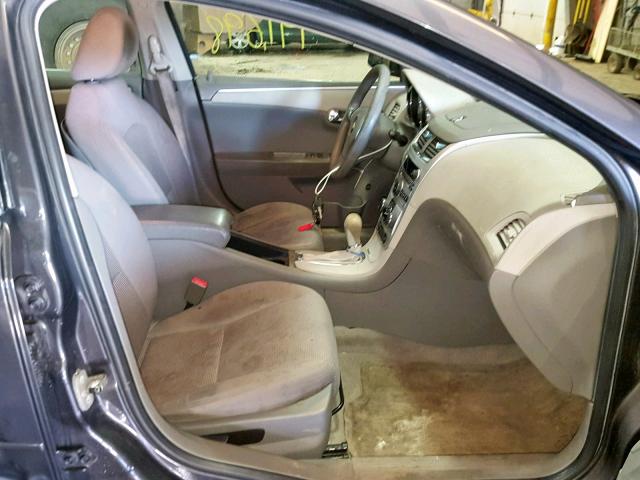 1G1ZB5EB5AF315666 - 2010 CHEVROLET MALIBU LS GRAY photo 5