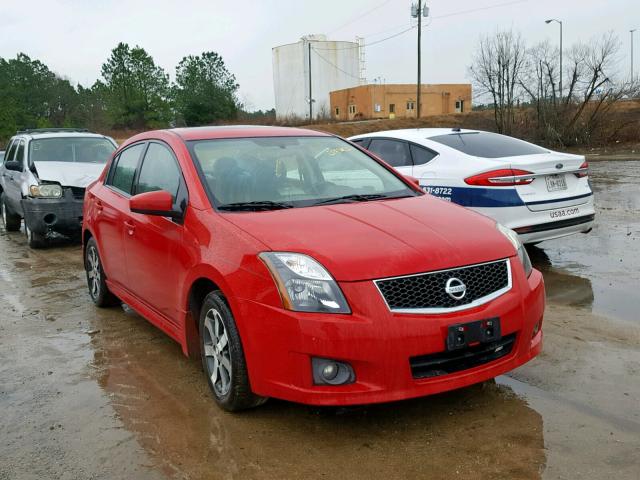 3N1AB6AP7CL675125 - 2012 NISSAN SENTRA 2.0 RED photo 1