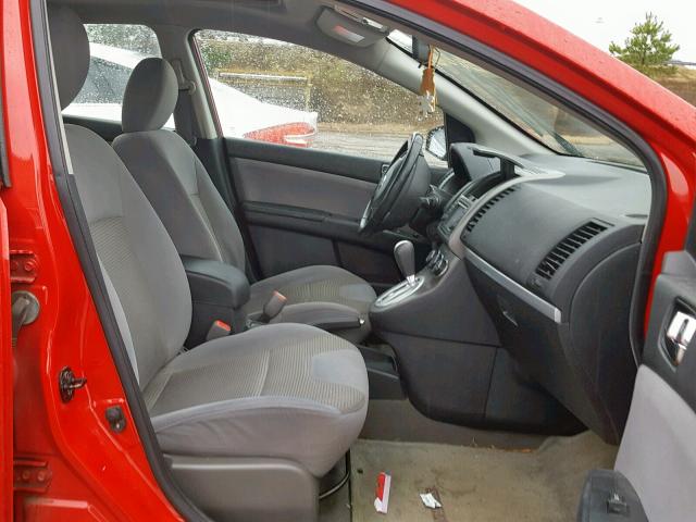 3N1AB6AP7CL675125 - 2012 NISSAN SENTRA 2.0 RED photo 5