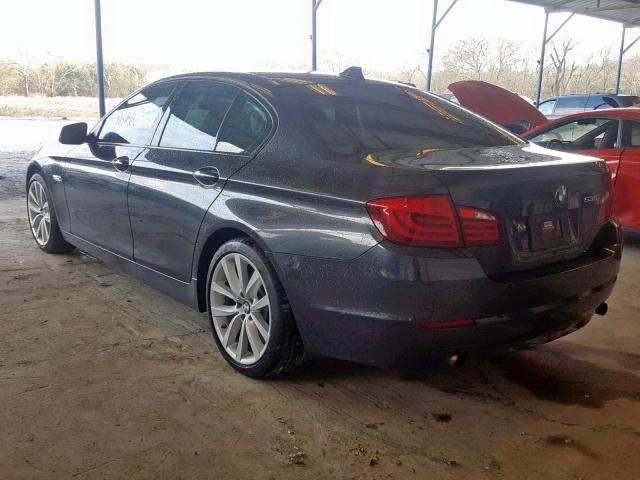 WBAFR7C54BC800363 - 2011 BMW 535 I GRAY photo 3