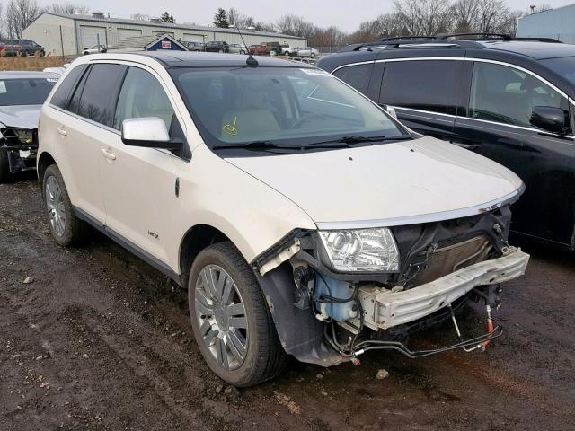 2LMDU88C48BJ21479 - 2008 LINCOLN MKX WHITE photo 1