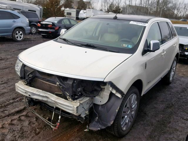 2LMDU88C48BJ21479 - 2008 LINCOLN MKX WHITE photo 2