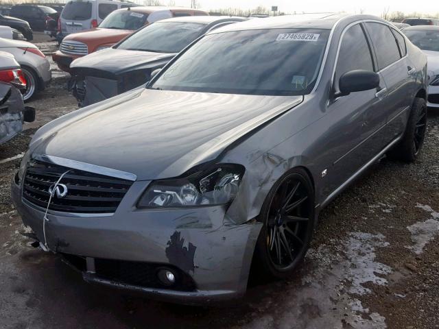 JNKBY01E96M204677 - 2006 INFINITI M45 BASE GRAY photo 2