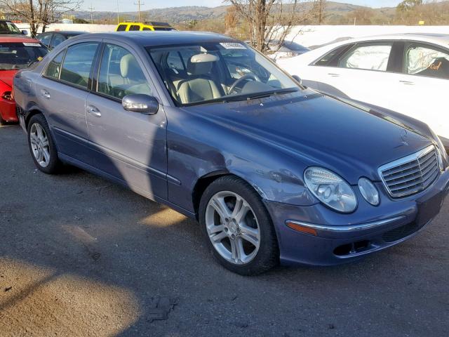 WDBUF56J86A859903 - 2006 MERCEDES-BENZ E 350 BLUE photo 1