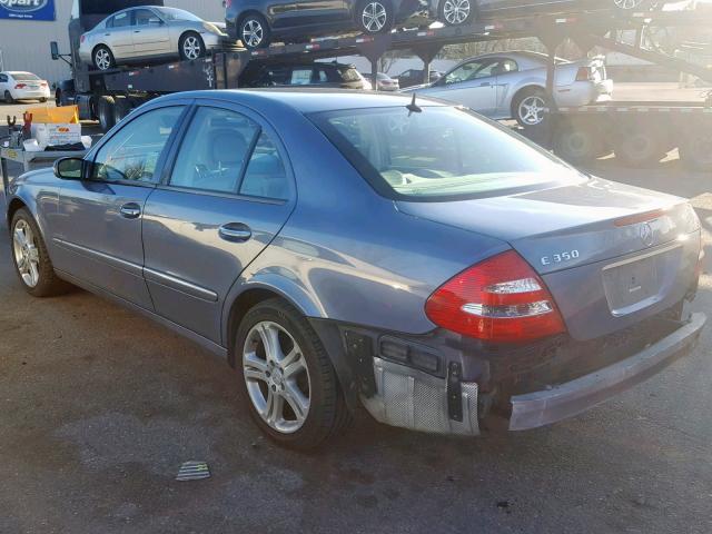 WDBUF56J86A859903 - 2006 MERCEDES-BENZ E 350 BLUE photo 3