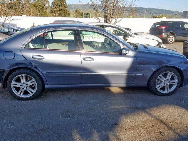 WDBUF56J86A859903 - 2006 MERCEDES-BENZ E 350 BLUE photo 9