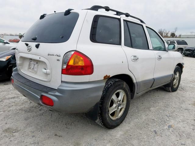 KM8SC13D53U398951 - 2003 HYUNDAI SANTA FE GLS  photo 4