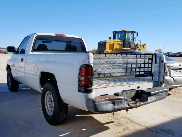 1B7JC26Y8TS590770 - 1996 DODGE RAM 2500 WHITE photo 3