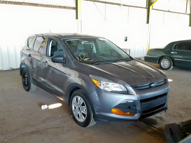 1FMCU0F73EUD87449 - 2014 FORD ESCAPE S GRAY photo 1