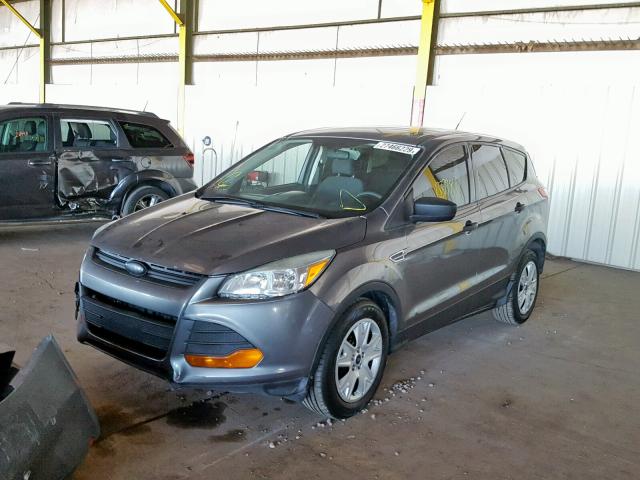 1FMCU0F73EUD87449 - 2014 FORD ESCAPE S GRAY photo 2