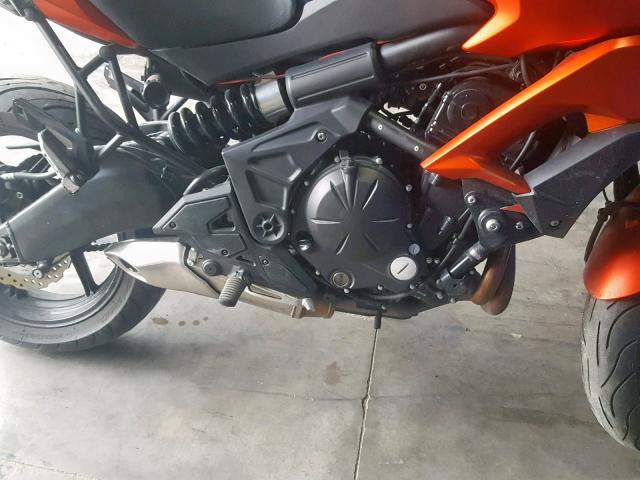 JKALEEF11GDA09480 - 2016 KAWASAKI KLE650 F ORANGE photo 7