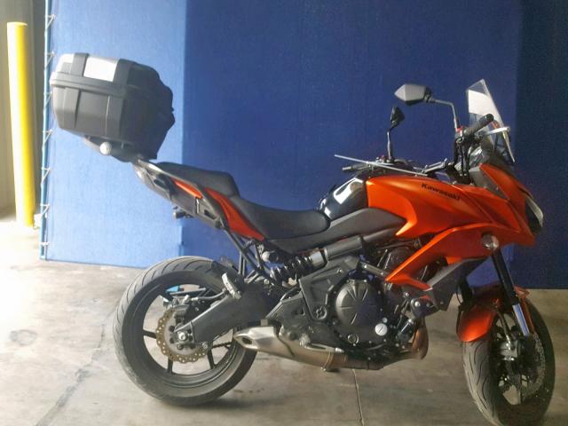 JKALEEF11GDA09480 - 2016 KAWASAKI KLE650 F ORANGE photo 9