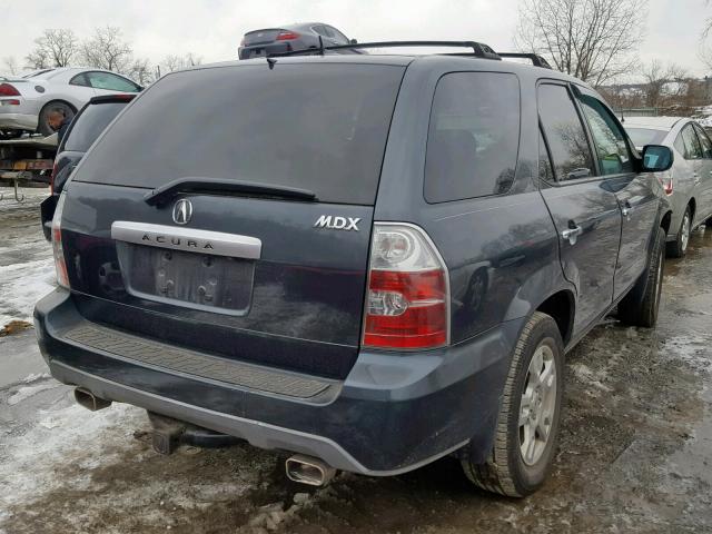 2HNYD188X6H511527 - 2006 ACURA MDX TOURIN GRAY photo 4