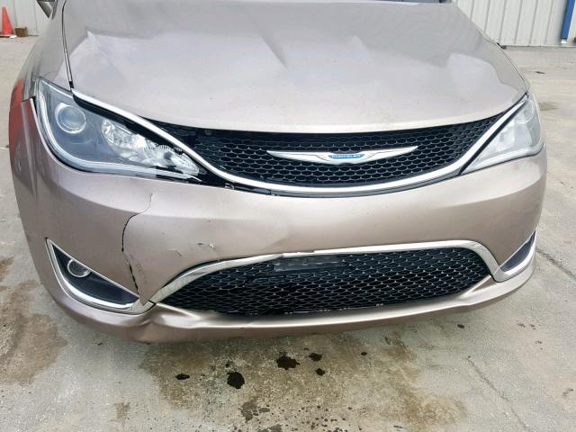 2C4RC1BG3JR143885 - 2018 CHRYSLER PACIFICA T GOLD photo 9