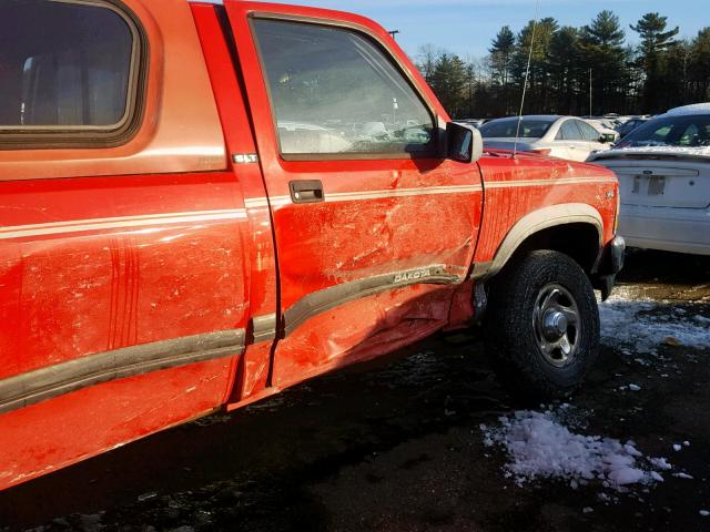 1B7GG26X3RW100825 - 1994 DODGE DAKOTA RED photo 9