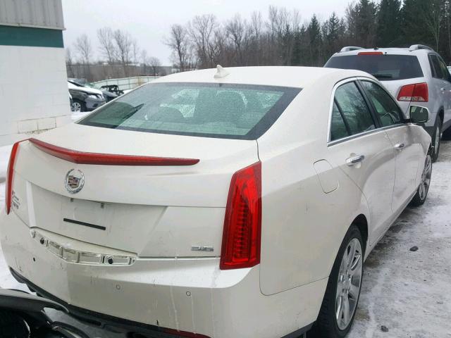 1G6AB5R36D0115915 - 2013 CADILLAC ATS LUXURY WHITE photo 4