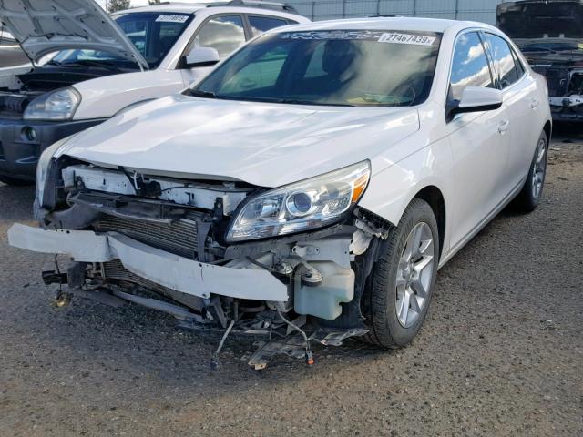 1G11F5RRXDF110504 - 2013 CHEVROLET MALIBU 2LT WHITE photo 2