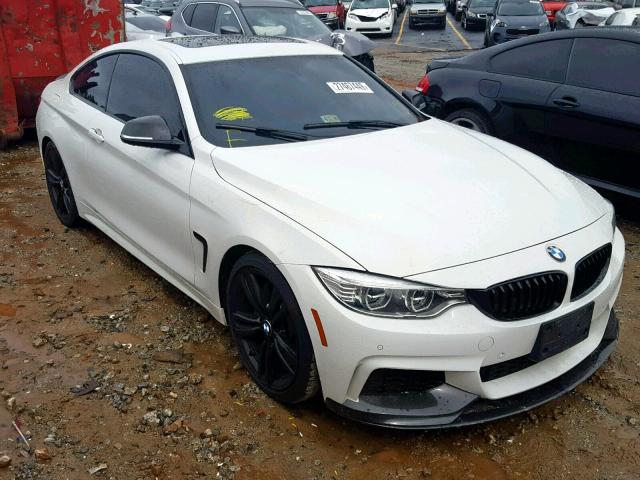 WBA3R1C56EK190332 - 2014 BMW 435 I WHITE photo 1