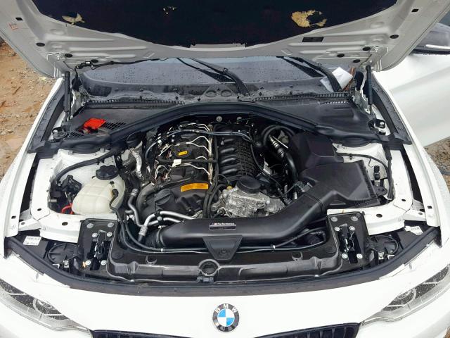 WBA3R1C56EK190332 - 2014 BMW 435 I WHITE photo 7