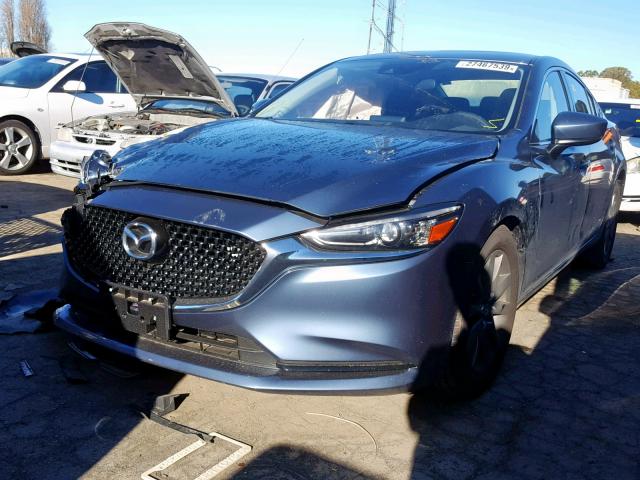 JM1GL1UM1J1328807 - 2018 MAZDA 6 SPORT BLUE photo 2