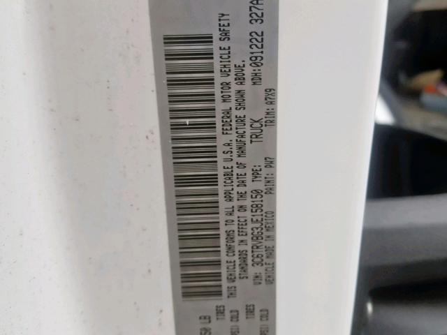 3C6TRVBG3JE158150 - 2018 RAM PROMASTER 白色 照片 10