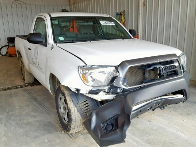 5TFNX4CN0EX032333 - 2014 TOYOTA TACOMA WHITE photo 1