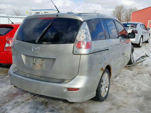 JM1CR193170134905 - 2007 MAZDA 5 SILVER photo 4