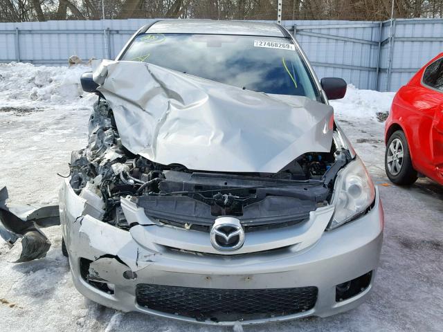 JM1CR193170134905 - 2007 MAZDA 5 SILVER photo 9