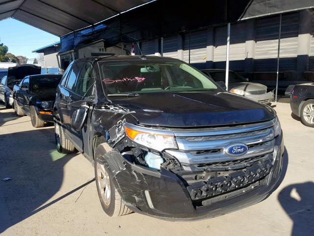 2FMDK4JC5DBC18589 - 2013 FORD EDGE SEL BLACK photo 1