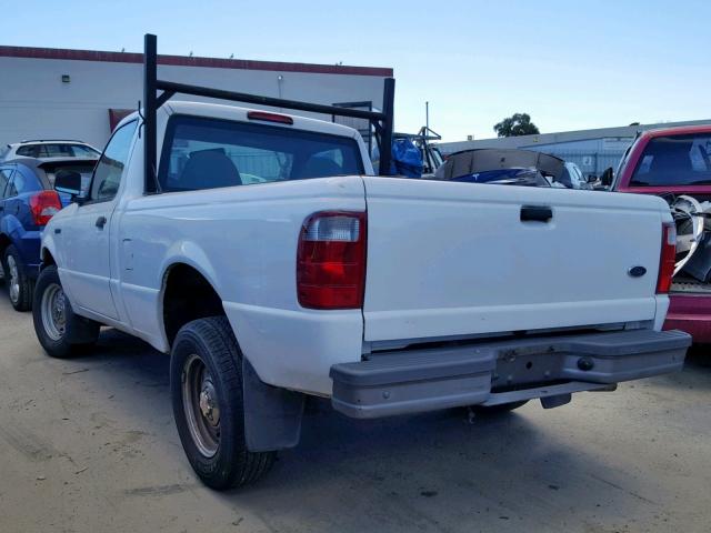 1FTYR10U01TA08228 - 2001 FORD RANGER WHITE photo 3