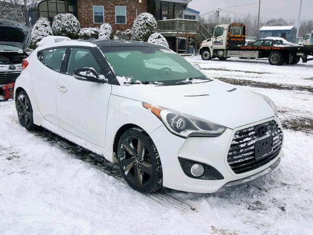 KMHTC6AEXDU109559 - 2013 HYUNDAI VELOSTER T WHITE photo 1