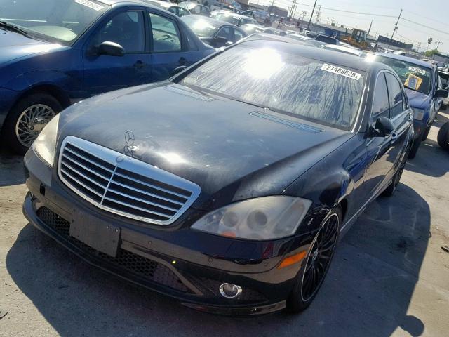 WDDNG71X48A157371 - 2008 MERCEDES-BENZ S 550 BLACK photo 2