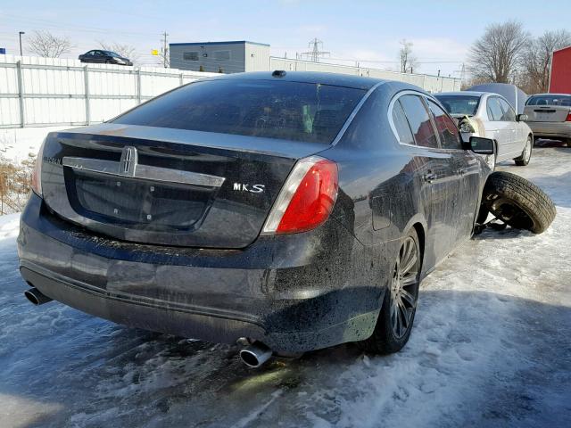 1LNHM93R59G626018 - 2009 LINCOLN MKS BLACK photo 4