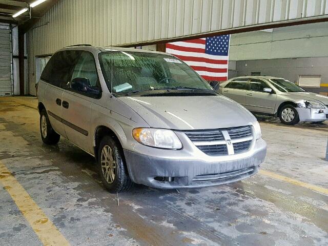 1D4GP25R56B662721 - 2006 DODGE CARAVAN SE SILVER photo 1