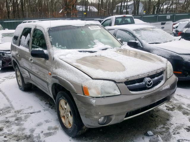 4F2YU08122KM34013 - 2002 MAZDA TRIBUTE LX BEIGE photo 1