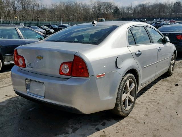 1G1ZC5E06CF301919 - 2012 CHEVROLET MALIBU 1LT 银色 照片 4
